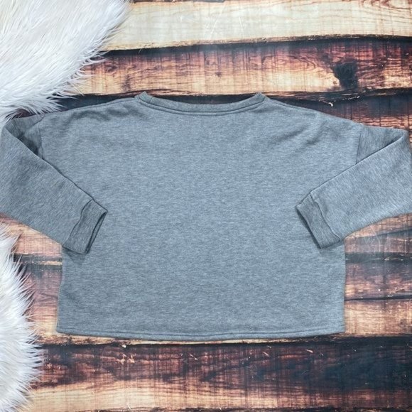 RELISTED Rae Dunn Love Long Sleeve Shirt Grey - Picture 6 of 7